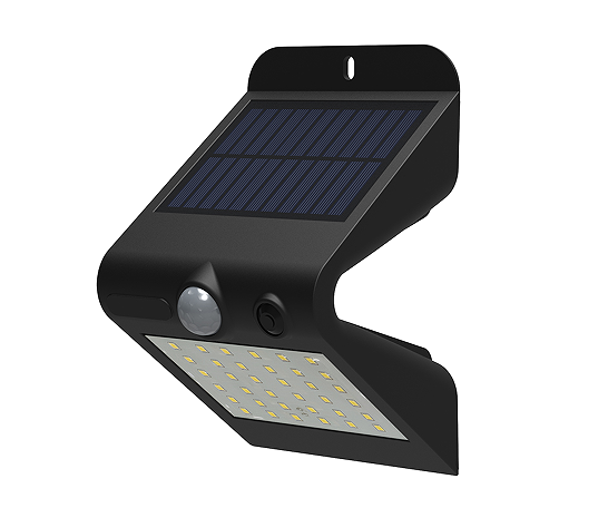 Solar Human Sensor โคมไฟติดผนังกันน้ำกลางแจ้ง